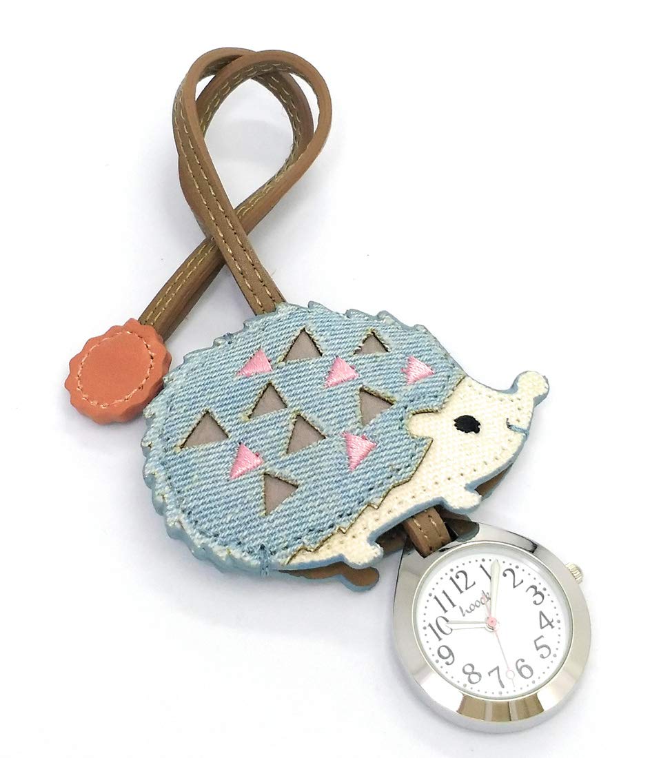 

[Follow] HOOK Hedgehog Hang Watch E02716S-6 LDENIM Women s Pocket Watch