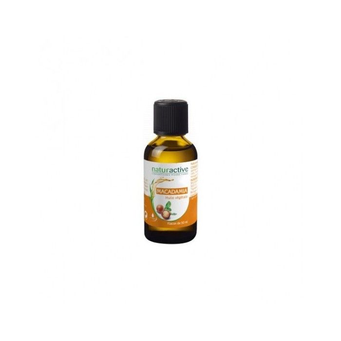 Naturactive macadamia huile végétale flacon 50ml