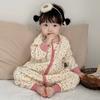 Cotton Toddler Sleepsuit With Zipper No-Seam Design Boys Girls Anti-Kick Sleeping Bag All-Season Home Pajamas