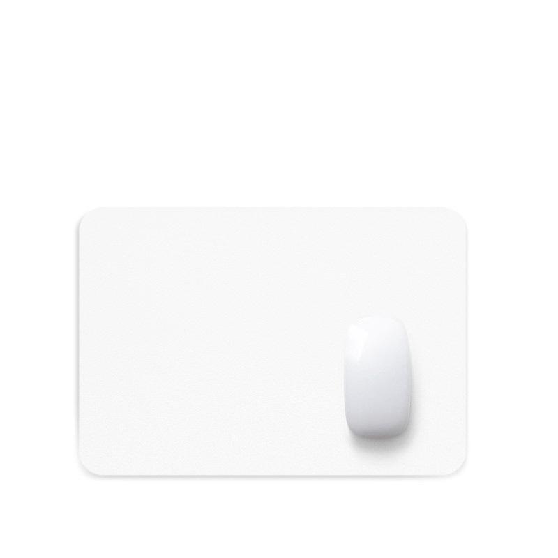 

Artificial Leather Mouse Pad Solid Color Simple Fashion Office Mouse Pad Home Office Students білий