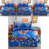 Premium Cartoon Stitch Bedding Set Cotton Blend Duvet Comforter Cover 4pcs For Cozy Warmth