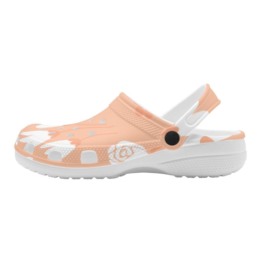 Allover Printed EVA Clogs Women Men Lightweight Soft Slip On Summer Sandals Casual Shoes Soft Sole Daily Walking Leisure Wear