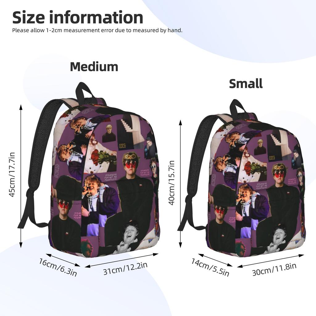 Lewis Capaldi Tour 2026 Casual Backpack Lightweight Student Business Daypack for Men Women Laptop Shoulder Bag
