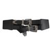 PU Waist Belt with Embossed Pin Buckle Adjust Length Waist Belt Woman Girls Jeans Dresses Skirt Coat Decors Waistband