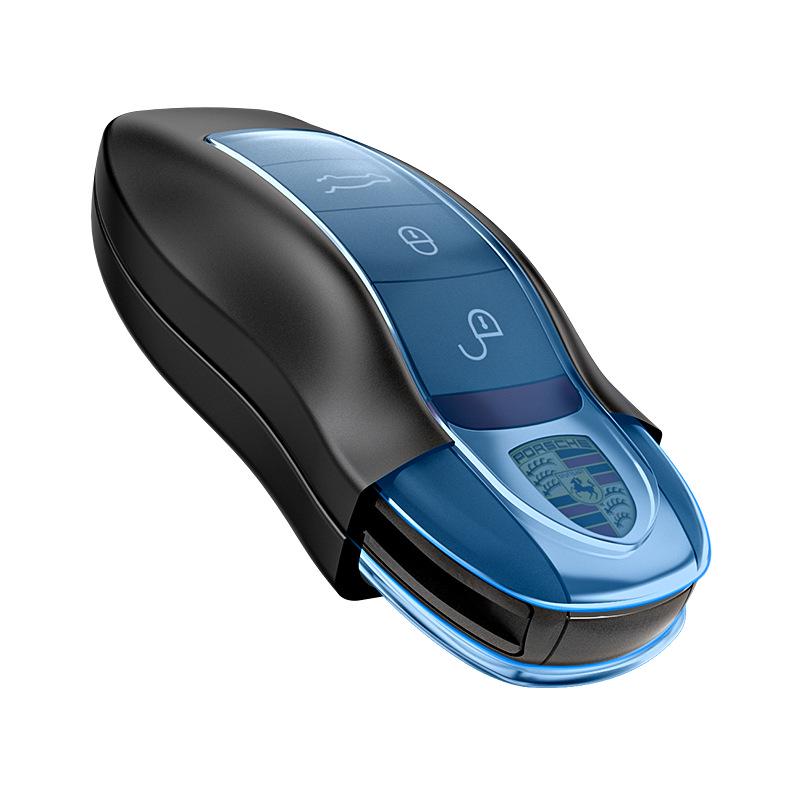 Cayenne & Panamera Aluminiumlegierungsschlüsselhülle mit Lederband - High-End