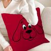 Cartoon Clifford The Big Red Dog Lucky Dragon Pillow Cover Sofa Cushion Cover Home Room Decoration Children Gift