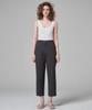 MALOUPE 2124 Summer Crop Lightweight Cotton Pants (Dark Gray)