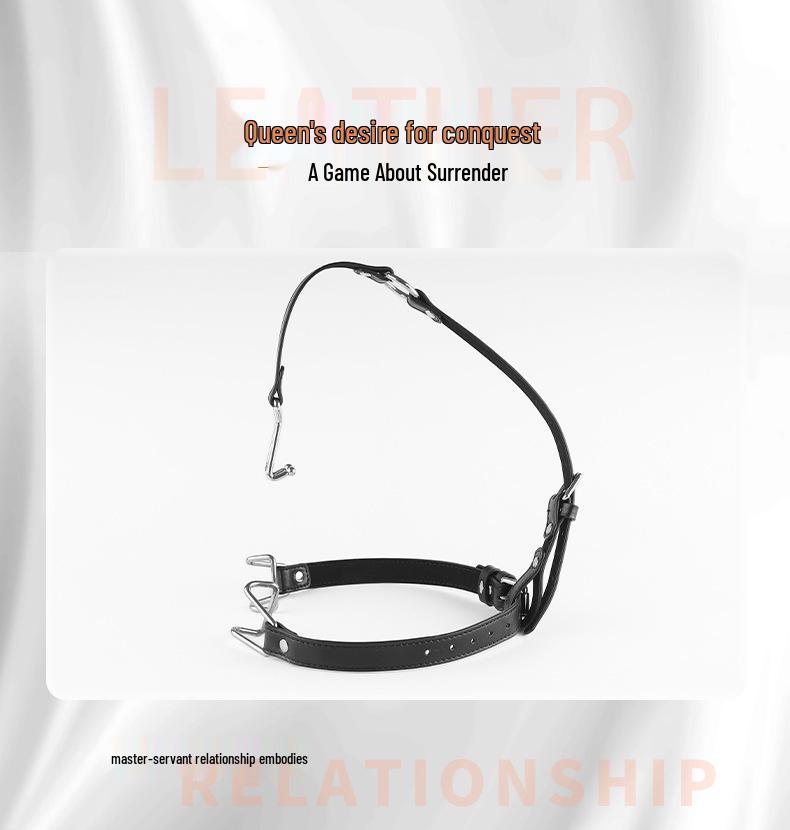 SM Erotic Mouth and Nose Hook Gag for Master-Slave Play
