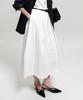 Lugkaeseuteu Emily Midi Flare Skirt_White