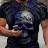 Summer Short Sleeve Tee Unisex T Shirts High Quality Short Sleeve Tee Tee Shirt Unisex Clothes Skull Print Clothes Unisex Funny T-shirt