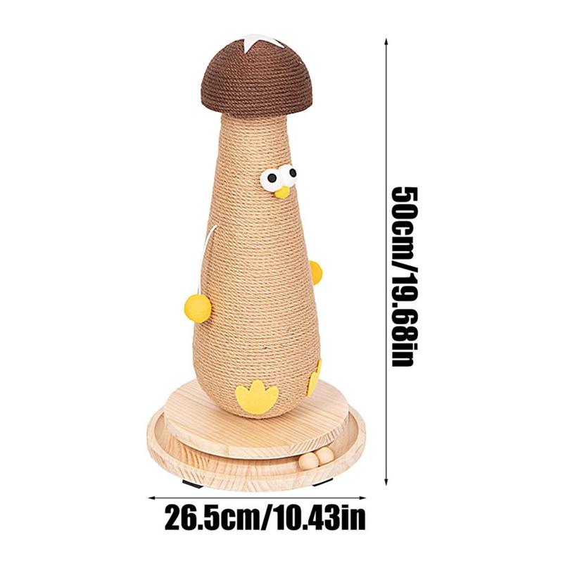 Good-Sisal Scratching Post Mushroom Protection Furniture For Cats Itching Facilities Cat Trees Accessories Pet Products