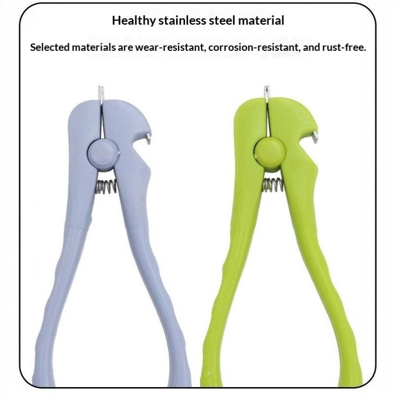 Multifunction Seafood Clam Opener Save Effort Portable Shell Opening Tool for BBQ Camping Outdoor Activities