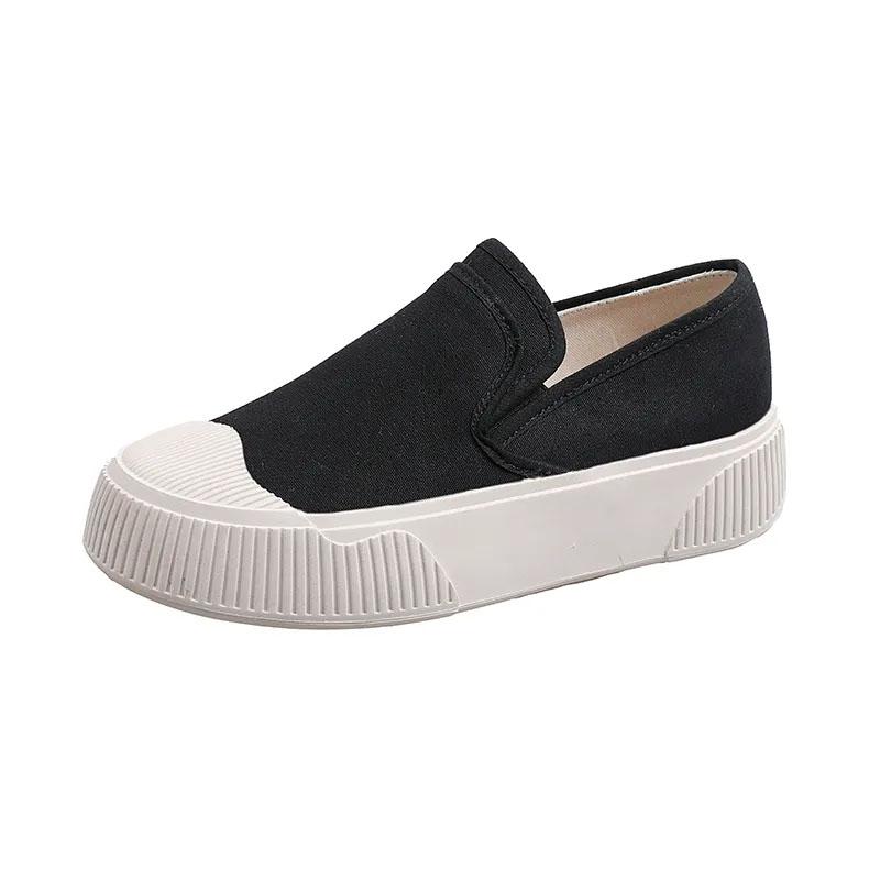 Women Wear Canvas Shoes In Spring and Summer Breathable Thick Soled Anti-skid Fashionable and Versatile Casual Shoes
