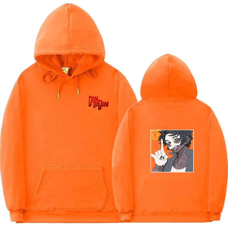 Dandadan Anime Inspired Oversized Hoodie Men Women Streetwear Casual Sweatshirt Fall