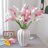 Multicolor Calla Lily Artificial Flowers Real Touch Floral Arrangement  Party Decoration