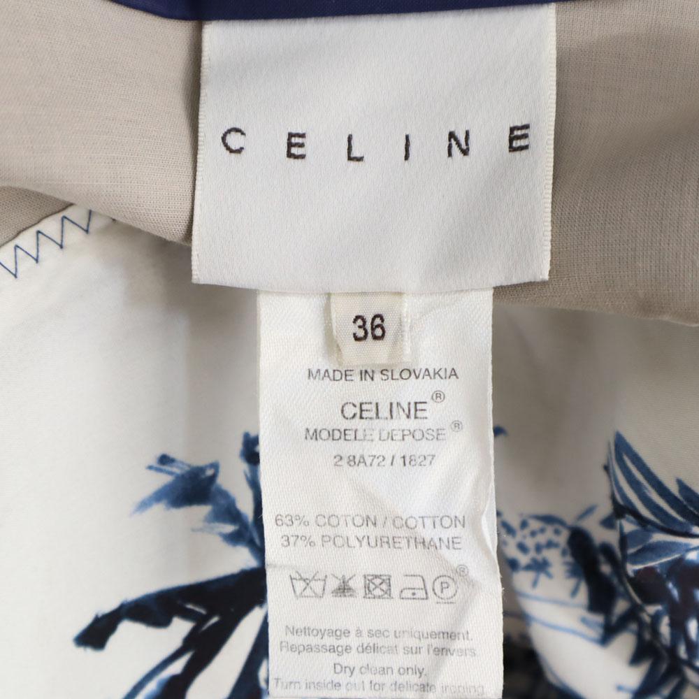CELINE Made in Slovakia trench coat 36 blue With belt Women Used
