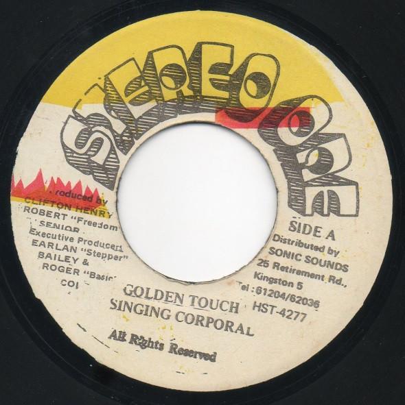 

7-дюймовая пластинка SINGING CORPORAL - Golden Touch NONE Стерео Один Ямайка Регги, Ска и Даб Б/У