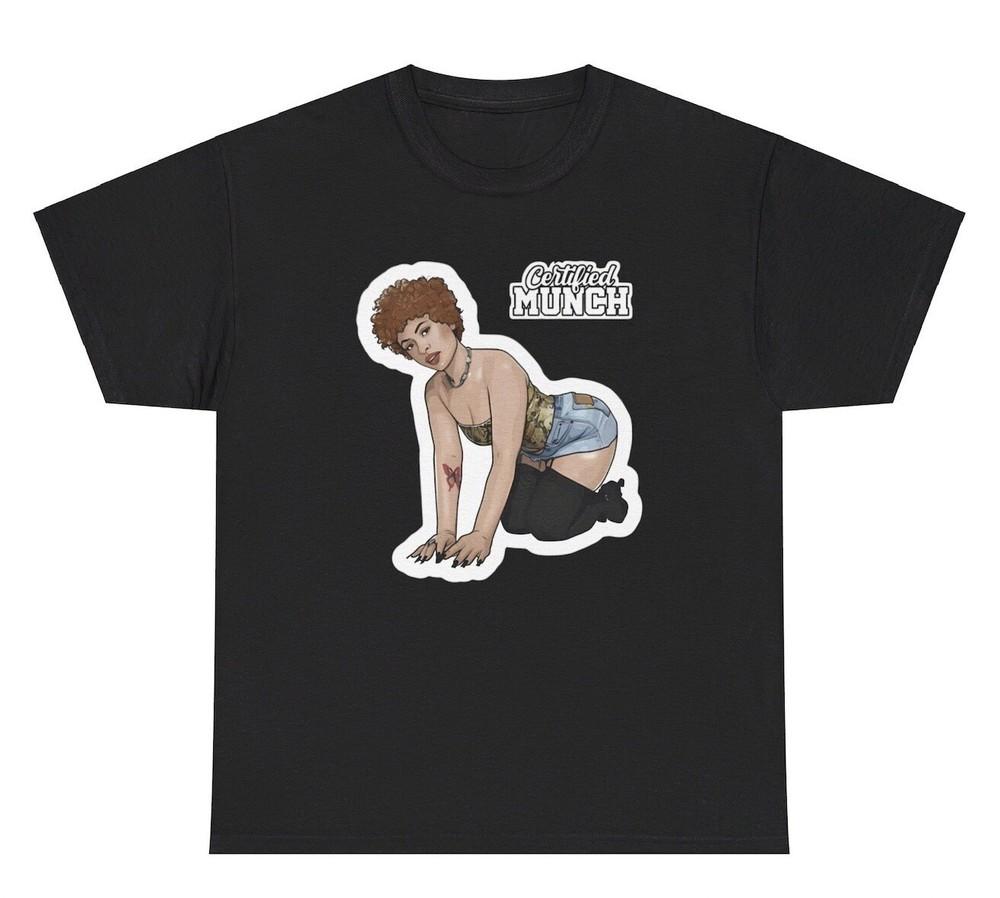 Certified Munch T Shirt Funny Parody Gen Z Inappropriate Adult Humor Gift Tee Unisex T-Shirt M