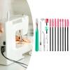 16Pcs Multifunction Sewing Machine Repair Accessories Includes Tweezer Double Headed Brush Screwdrivers Seam Unpicker