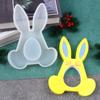 Bunny Candle Silicone Resin Mold for Easter Rabbit Candlestick Plaster Soap Ornaments Casting Making Home Decor