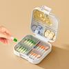 7 Grids Pills Organizer Case,Mini Portable Pill Boxs,Tablet Storage Container,Weekly Medicine Pill's Box,7 Days Tablets Case