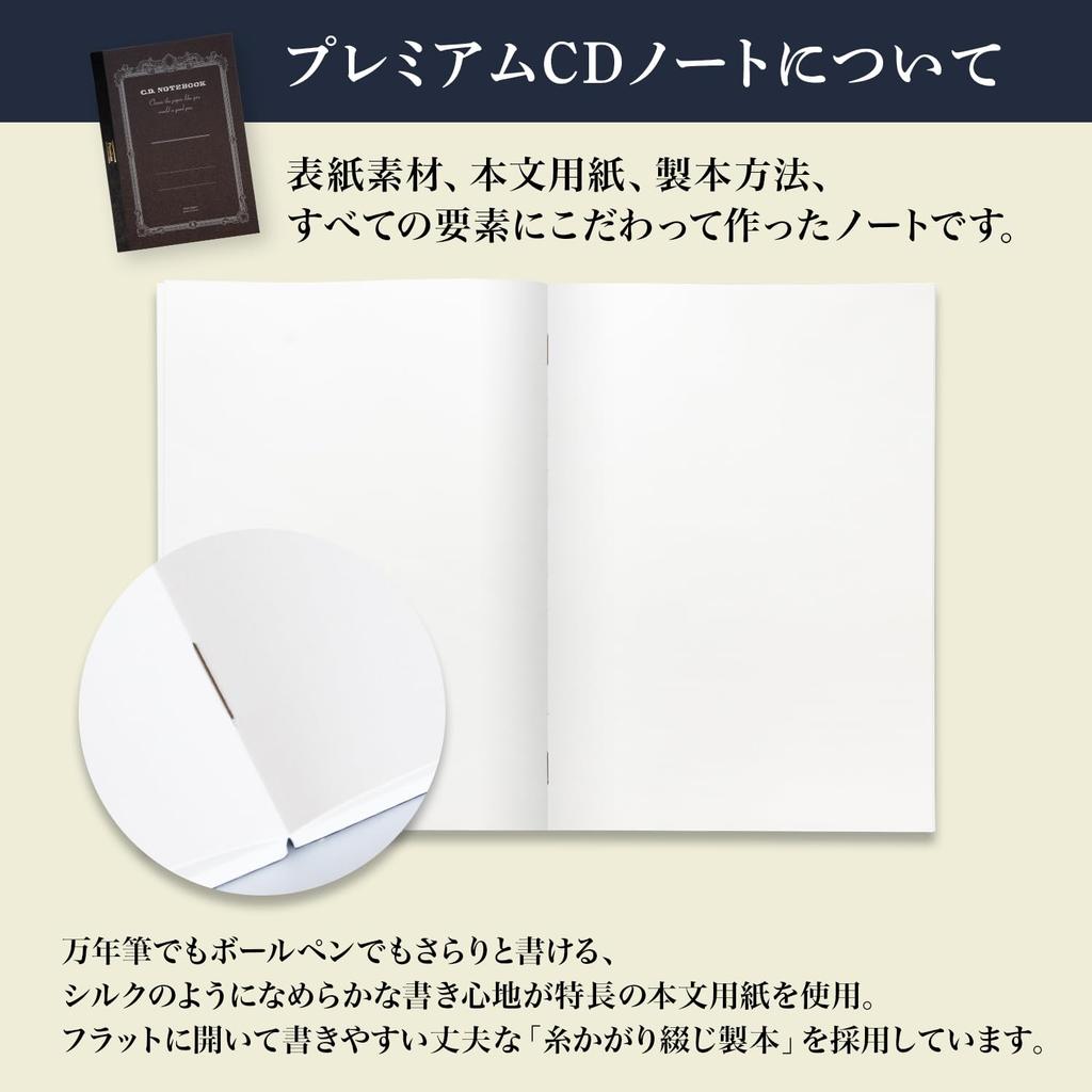 Apica Premium CD Includes 2 CDs CDS03T Notebook, Plain, A4, CDS150W, + CDA6,