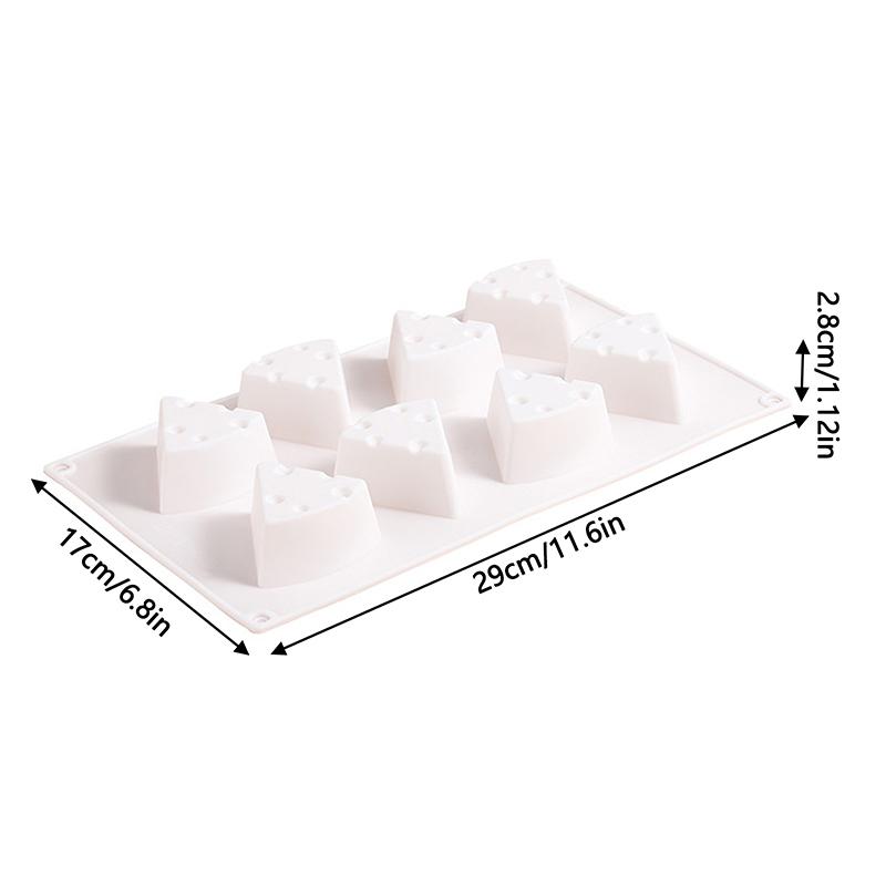 8 Even Cheese Mousse Silicone Cake Decorating Mold For Baking Mould Dessert Mousse Pastry Mould Ice Cream Mold Kitchen Tools