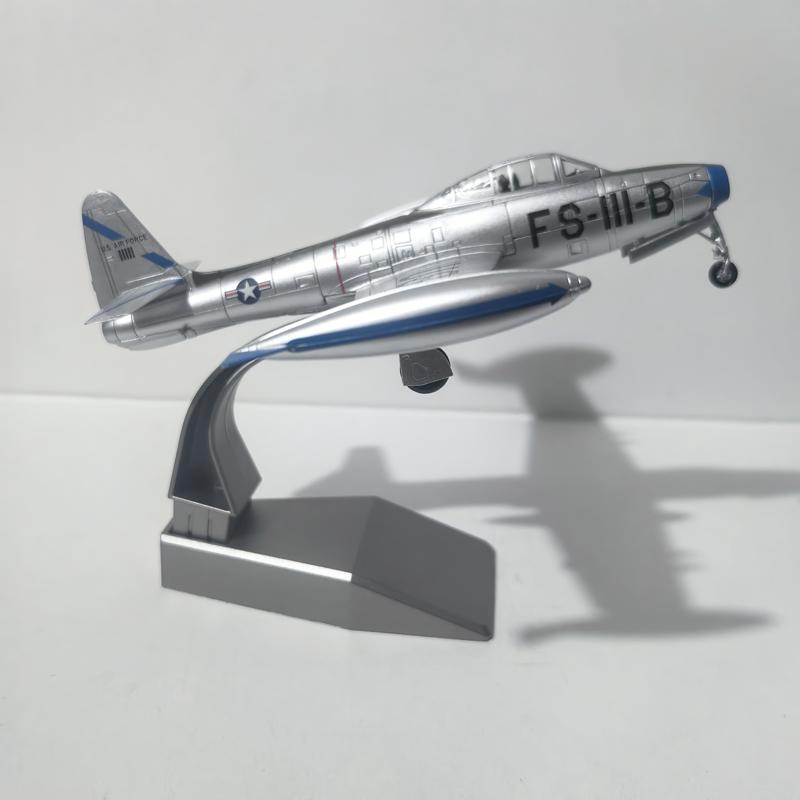 Diecast Metal 1/72 Scale F-84 Thunderjet Fighter Military Model Airplane Collect Gift