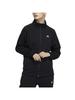 Adidas JIL43 Double Knit Track Size M Women's 3-Stripes Top, Black/Black (H29515),