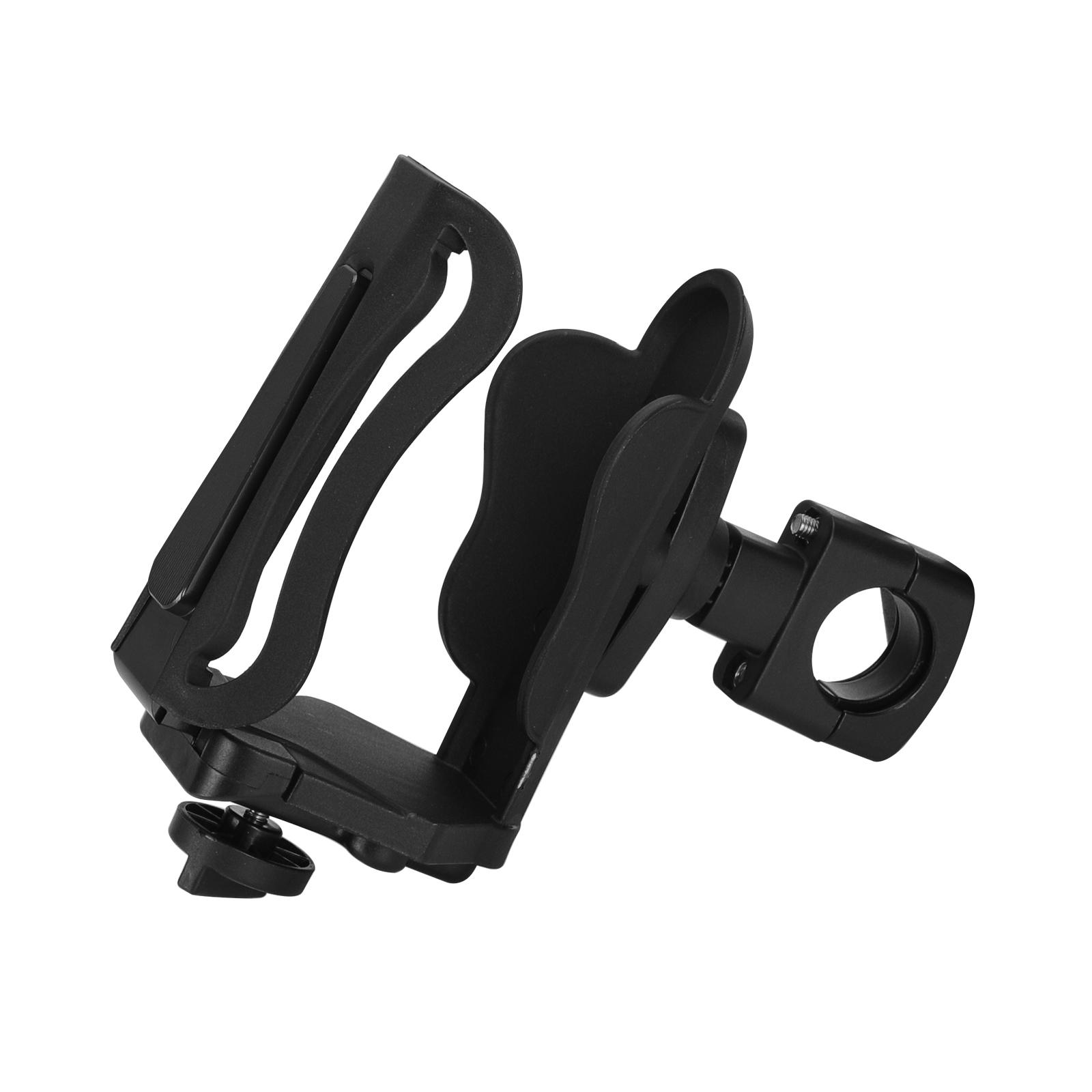 

Adjustable Handlebar Cup Holder Bottle Mount Bracket 25Mm Black For Motorcycle
