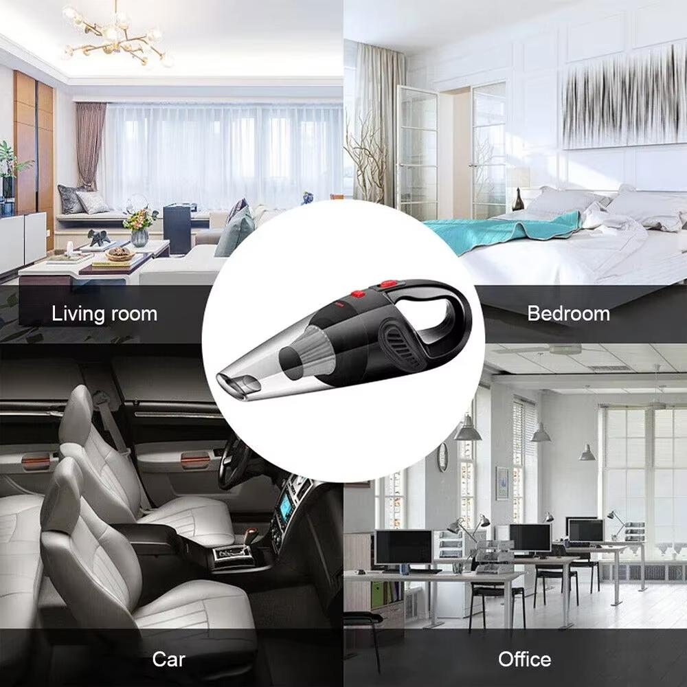 Car Vacuum Cleaner Household Pet Hair Remover Wireless Multi-functional Wet and Dry Use.