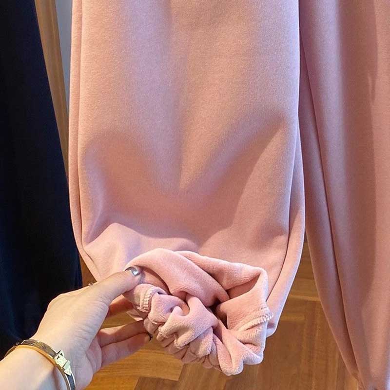 Pants for Women Plus Size Harem Sweatpants Stretchy Elastic High Waist Long Trousers Casual Joggers Leg Pants
