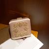 Flower Small Square  Box Bag, Clutch Bag, Temperament Full of Diamonds, High-end Messenger Bag.