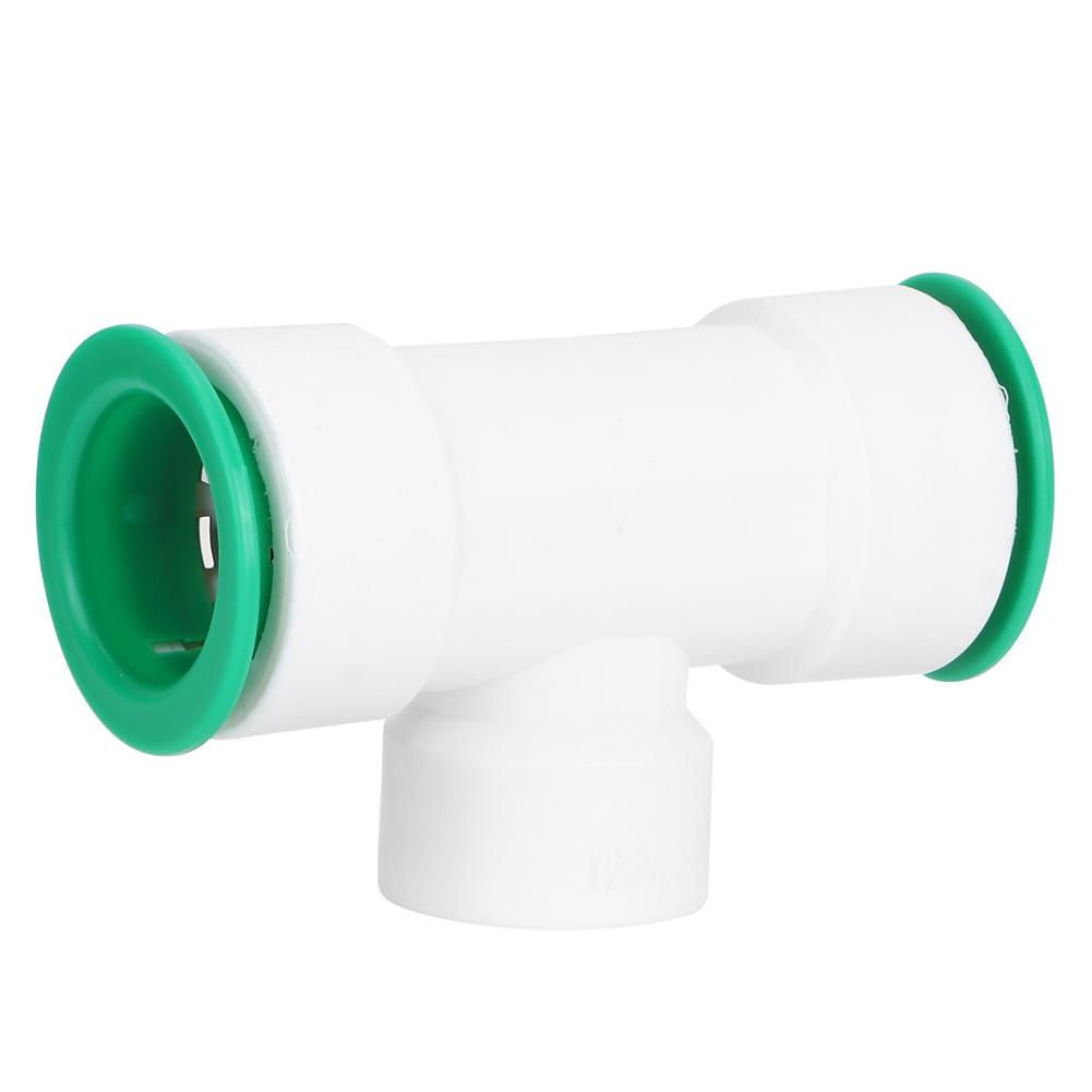 PPR Kunststoff 32mm Steckverbinder T-Stück Wasserrohr Sanitärfittings mit 3/4 Innengewinde