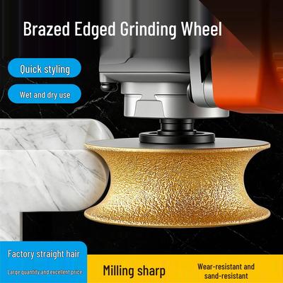 Half-Round Diamond Grinding Wheel for Marble, Quartz, and Tile
