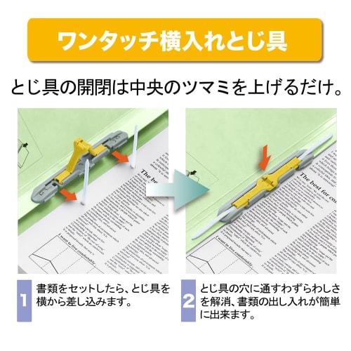 Plus Flat File A4 Vertical 2 Holes Back Width Telescopic Cenovus Thinning Wood 86-946 Green