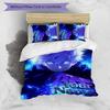 3pcs Gojo Satoru Cover Set - Personalized Name, HD Printed Bedding with 1 Cover and 2 Pillowcases - Perfect for Home Decor, Easy Care