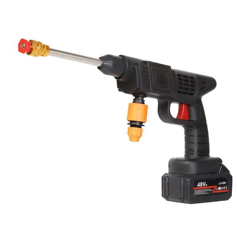 Cordless High-Pressure Car Wash Gun with Rechargeable Battery