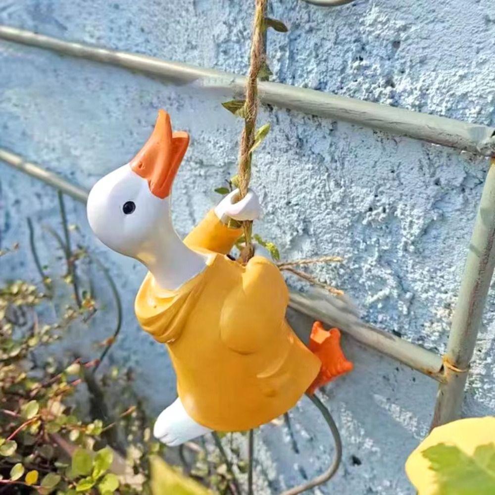 Creative Garden Animal Statue Hanging Monkey Outdoor Figurine Ornaments