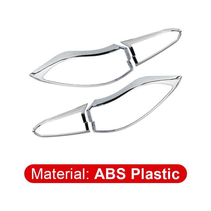 For Toyota Corolla Cross XG10    2024 2025 ABS Car Taillight Lamp Decoration Frame Cover Rear Light Trim Stickers
