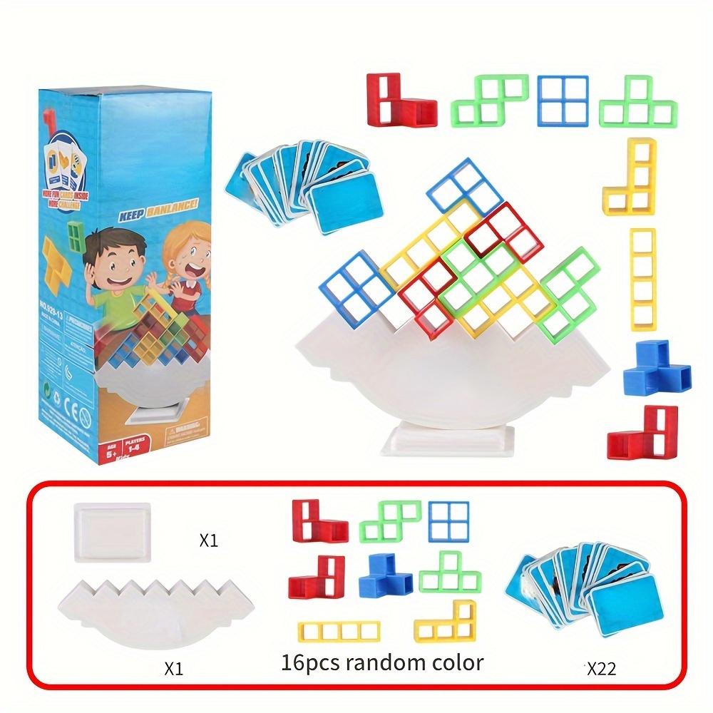 1set Balance Stacking Game, Strategy Puzzle Game for Hand-Eye Coordination, Party & Family Board Game, Team Building Activity