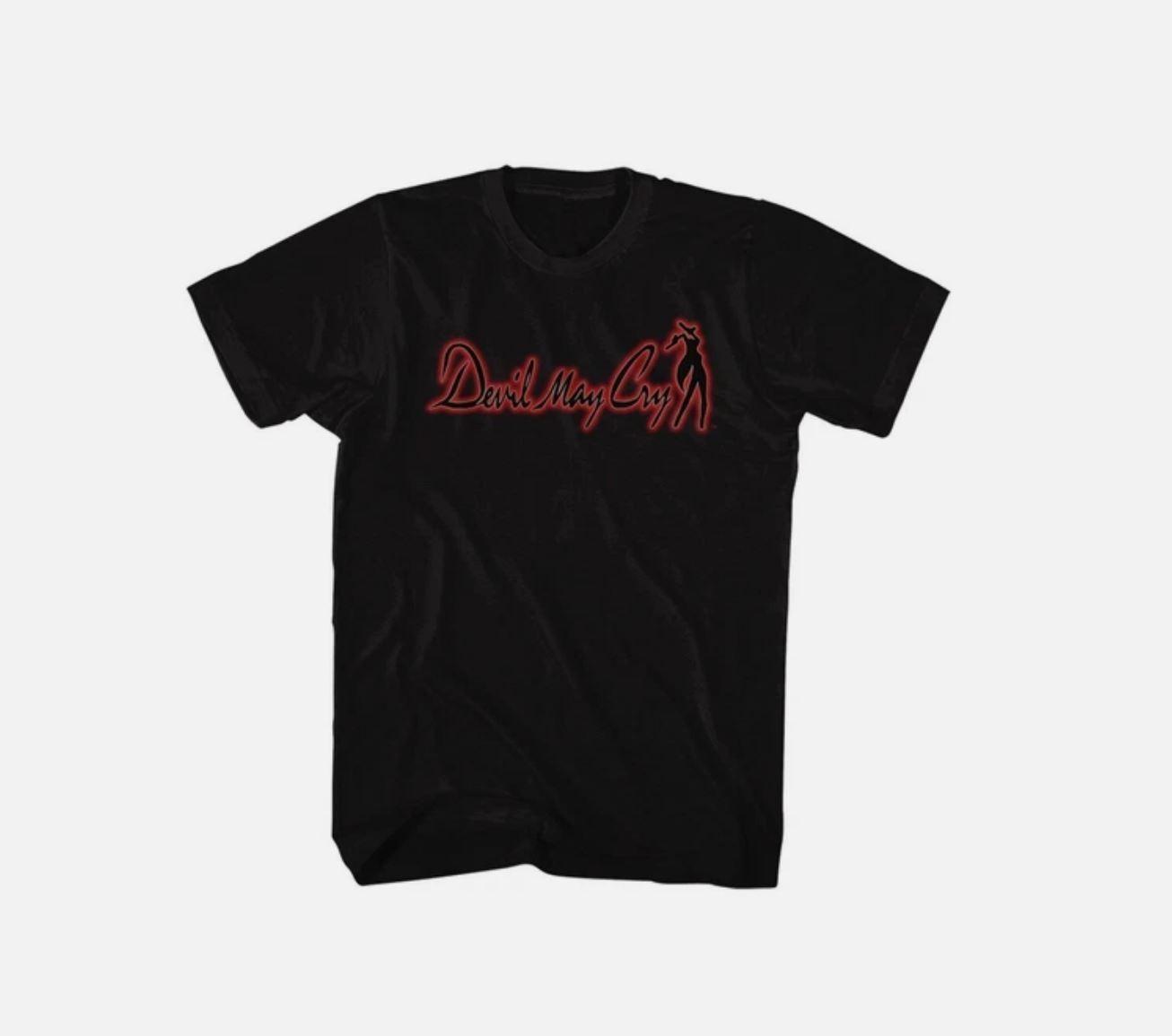Devil May Cry Logo Black Adult T-Shirt L