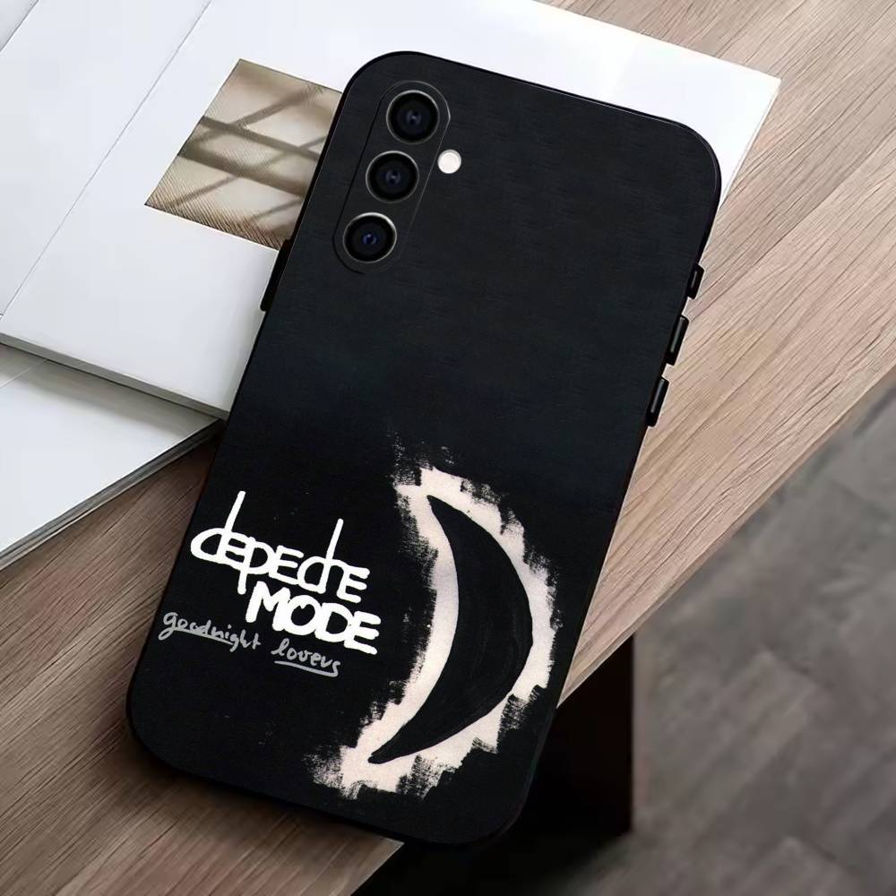 DM-Depech Band Mode Phone Case For Samsung Galaxy A73,A72,A71,A70,A53,A52,A51,Others Soft Black Cover