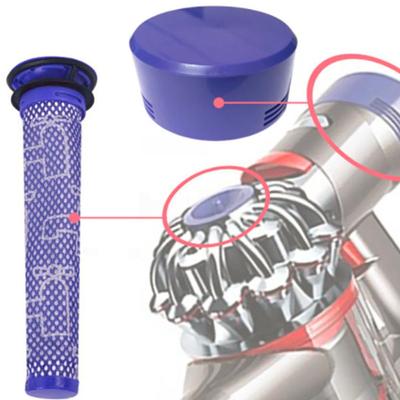 Kit de Pré-Filtro + Filtro Pós-HEPA para Aspirador Dyson V7 V8 Pré-Filtro de Reposição (DY-96566101) e Pós-Filtro (DY-96747801)