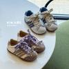 Spring 2026 Kids' Korean Style Bow Genuine Leather Shoes - Elegant, Versatile Girls' Thin Sole