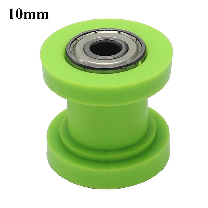 M10 Drive Chain Roller Pulley Wheel Slider Tensioner Wheel Guide For Street Bike Enduro Motorcycle Motocross CRF 10mm
