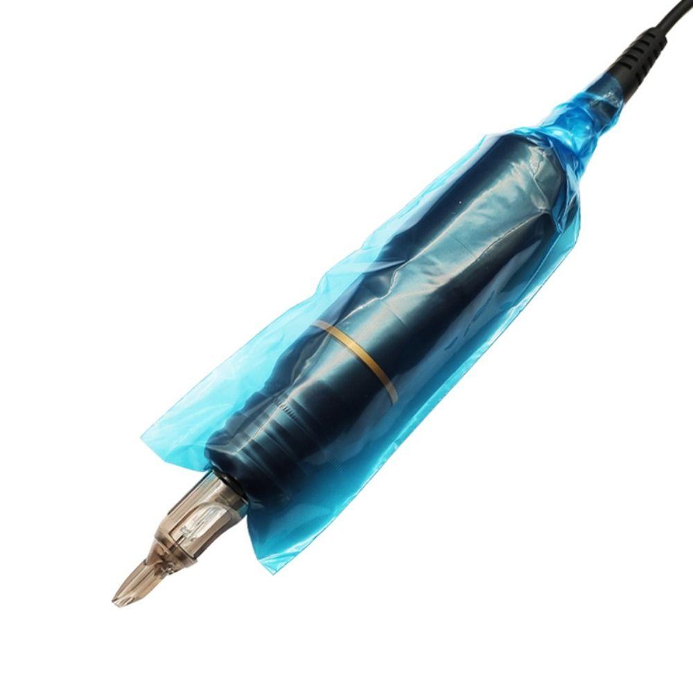 100 Stück Plastik Tattoo Clip Cord Hüllen Abdeckungen Beutel Schwarze Staubdichte Abdeckung Neues Tattoo Zubehör