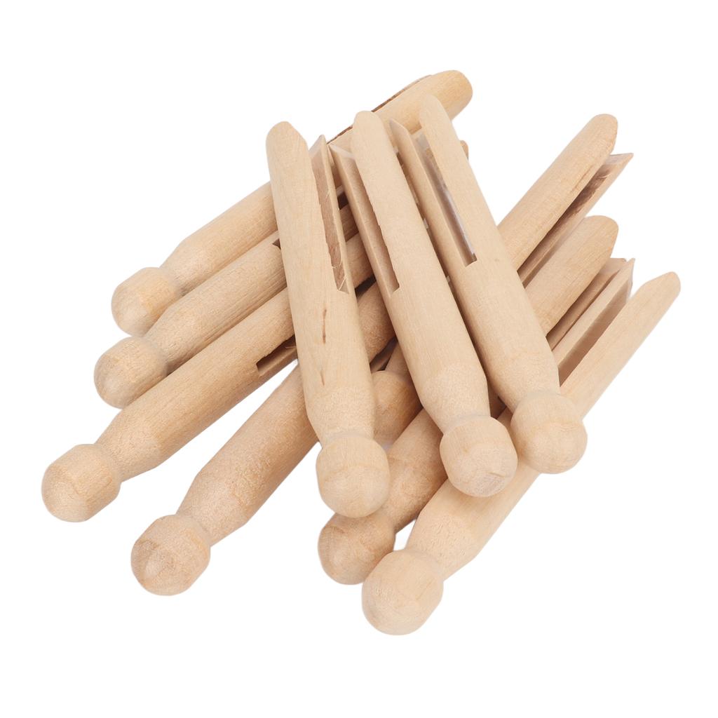 10Pcs Wooden Yarn Ball Winder Large Hollow Slot Strong Smoothing Wood Yarn Storage Stick for Winding Storing