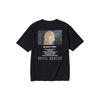 Uniqlo X Chainsaw Man Collaboration Back Pava Retrospective Comic Pattern Letter Print Short Sleeve T-Shirt Unisex Tops Black 467424-09
