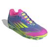 Adidas F50 League Soccer Unisex Blue Pink Size Cm HG/AG Cleats, Adult, NJV50, Fusion/Lucid Lemon/Lucid (IE1236), 27.5